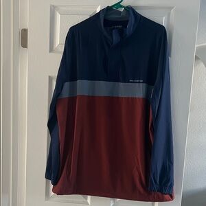 Skechers Men's Navy and Burgundy Windbreaker